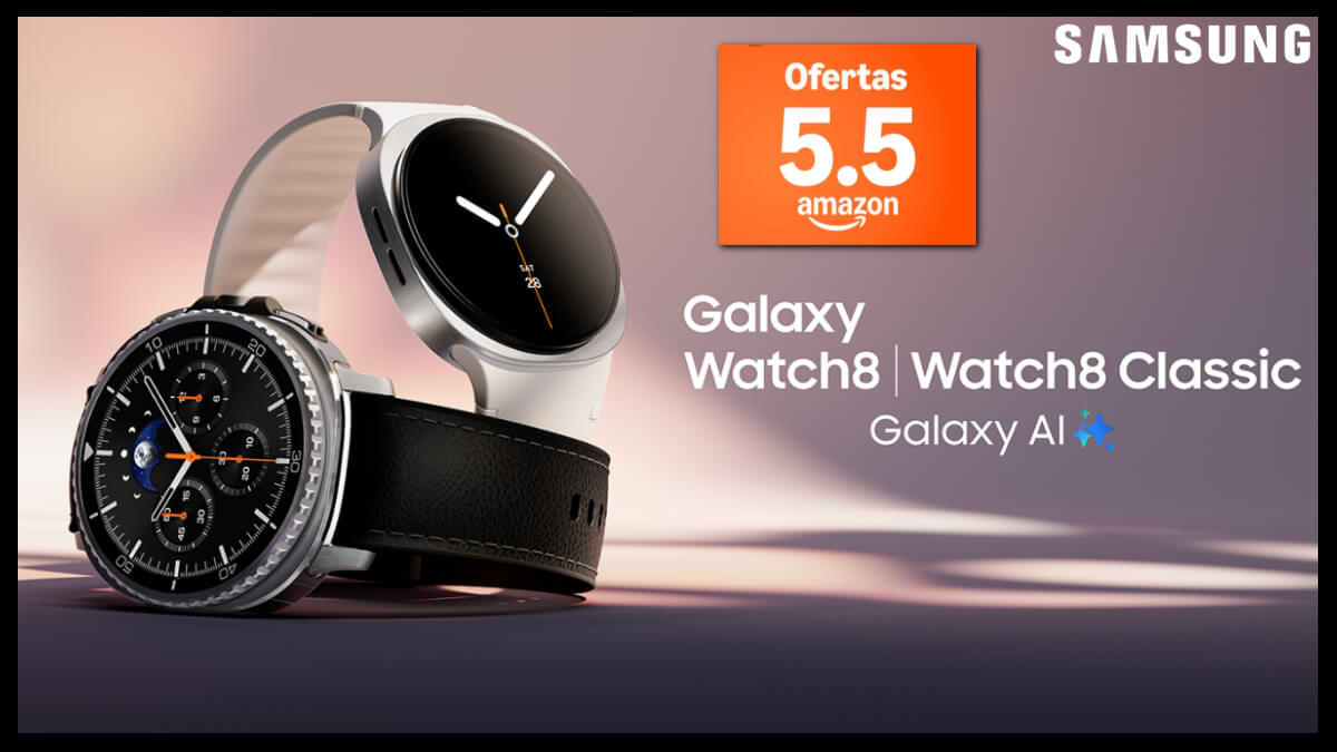 Ofertas 5.5 Amazon: novo Galaxy Watch8 da Samsung com até 46% de desconto