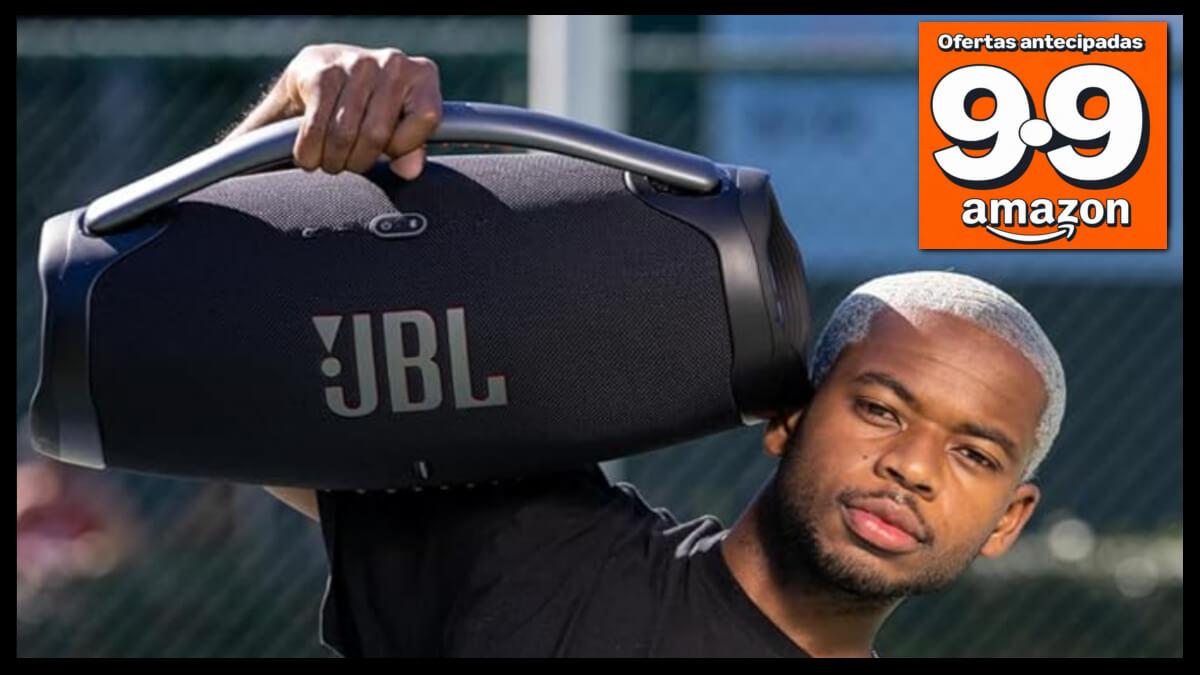 Ofertas 9.9 Amazon: caixa de som JBL Boombox com 50% de desconto