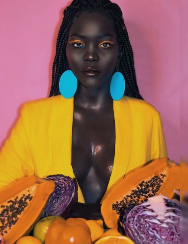 modelo negra