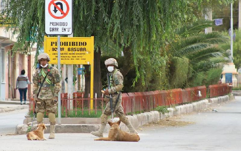 Soldados adotam cachorros de rua que os seguiam durante a ronda