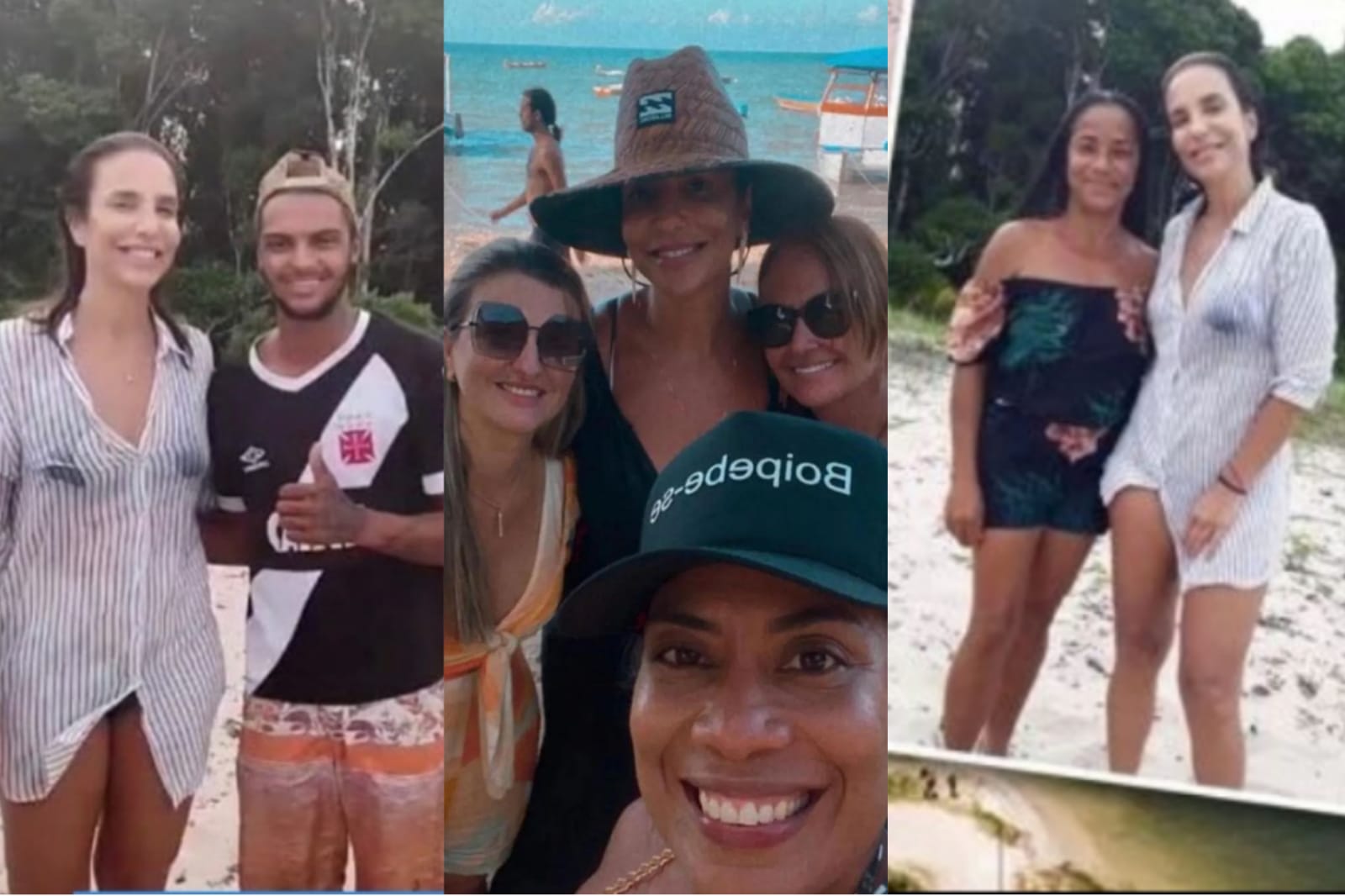 Ivete ao lado de fãs 
