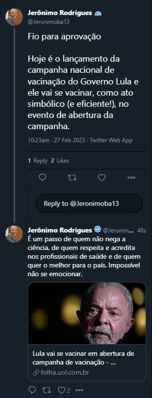 publicação errada de jerônimo