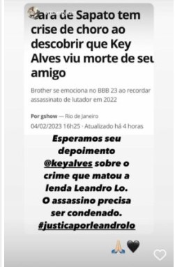 Postagem em rede social