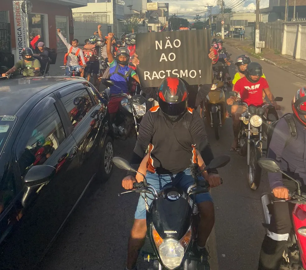 manifestação contra racismo