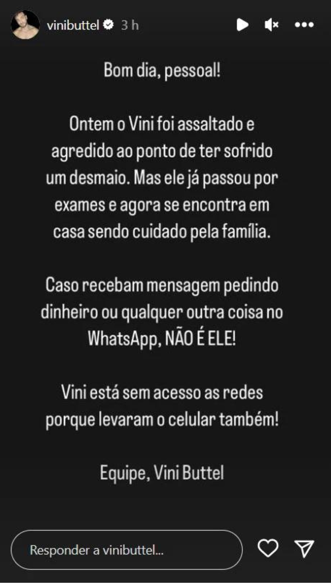 Print dos Stories de @vinibuttel