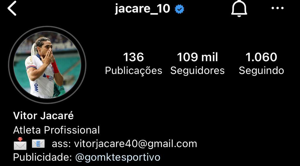 instagram vitor jacaré
