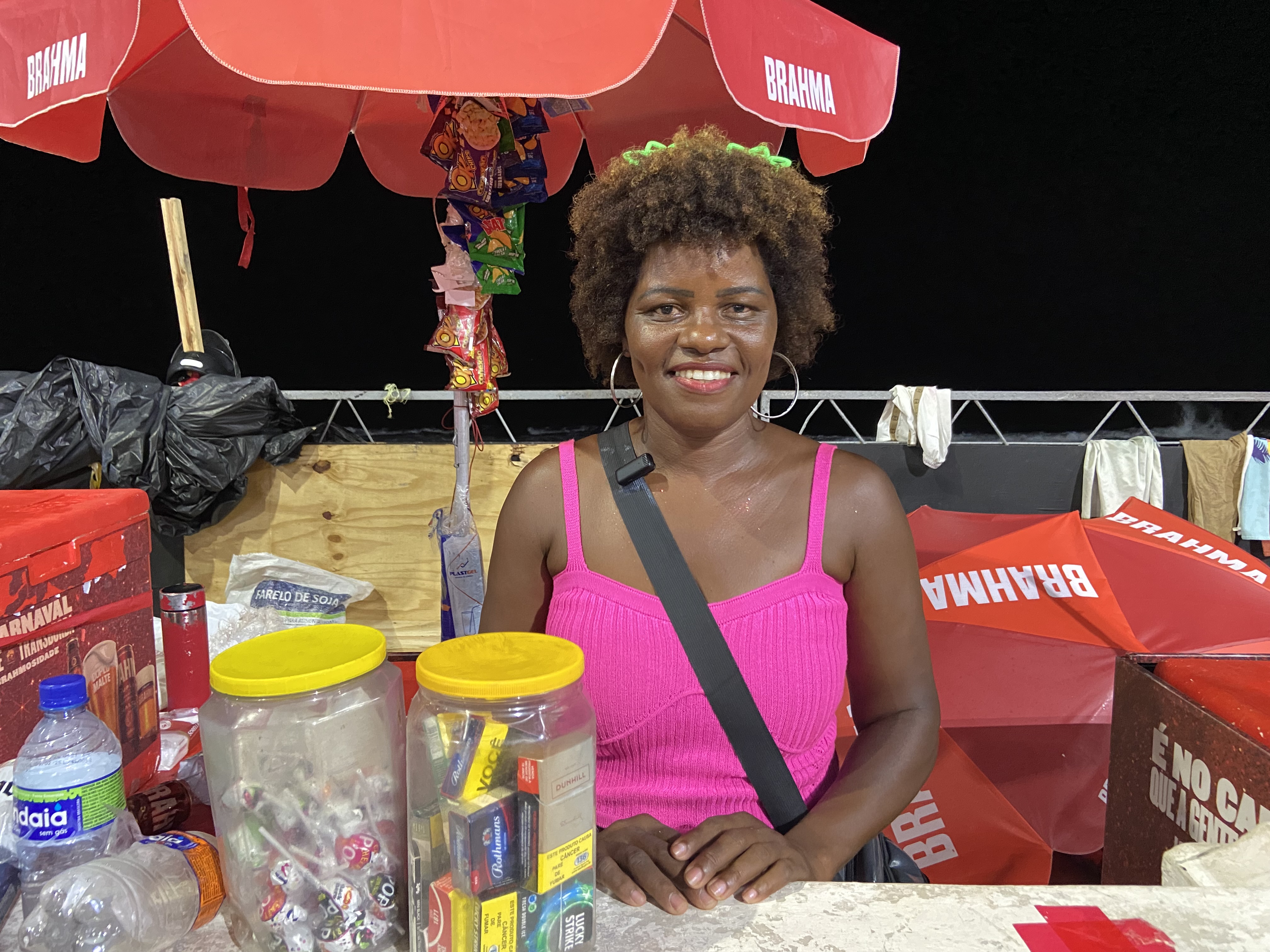 Carina é uma das ambulantes que trabalhou no circuito Barra/Ondina. Marco Dias/BNews