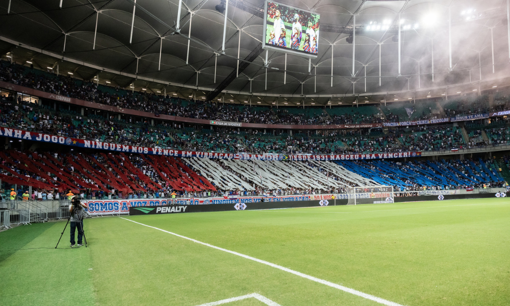 Arena Fonte Nova lotada em jogo do Bahia