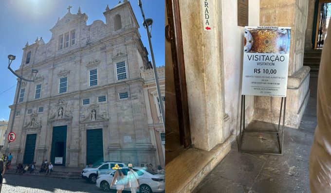 Taxa de visitação da Catedral 