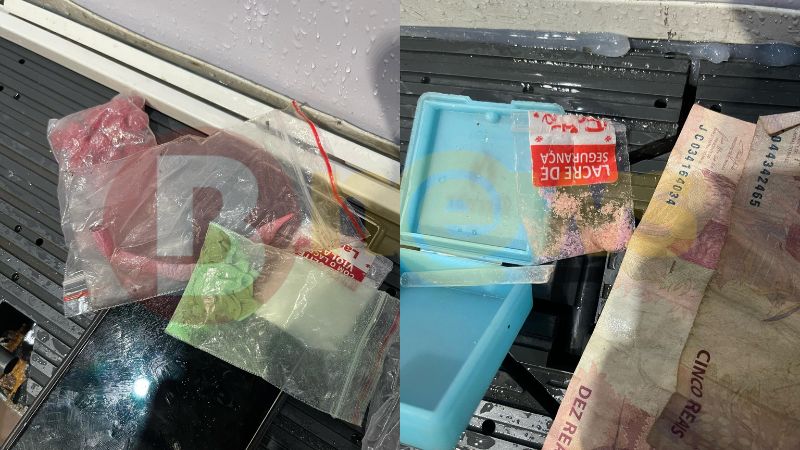 Drogas apreendidas com Aritana Maroni - Arquivo Pessoal