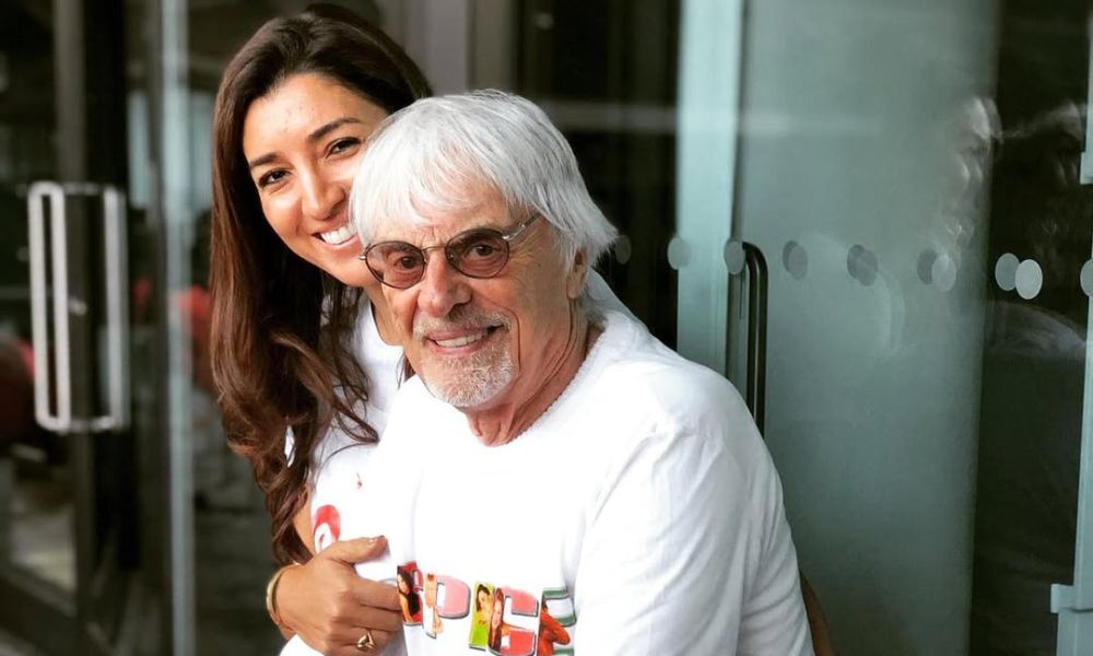 Bernie Ecclestone com sua mulher Fabiana Ecclestone - Foto: Reprodução / Redes Sociais / Instagram / @fabianaecclestone