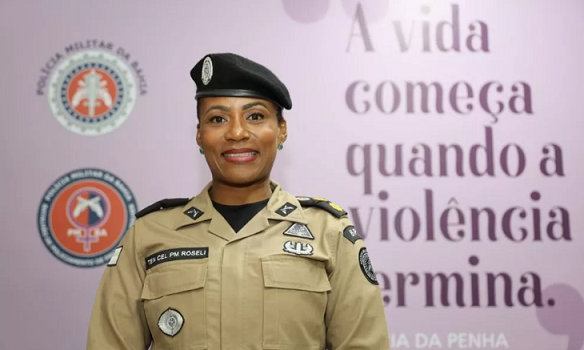 Tenente-coronel Roseli Santana | Mateus Pereira | GovBA