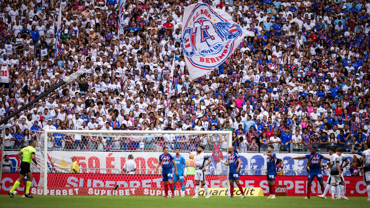 Partida Bahia x Corinthians disputada na Arena Fonte Nova