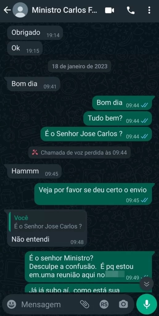 golpe ministerio