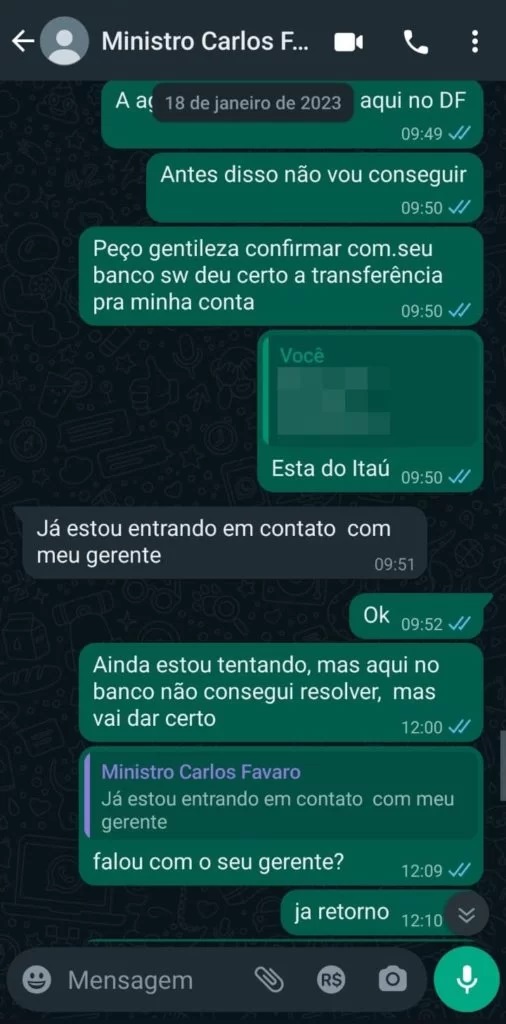 golpe ministerio