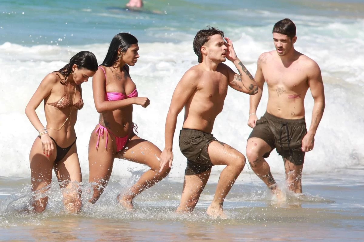 Bruna Marquezine e João Guilherme em Fernando de Noronha. Foto: Dilson Silva/Agnews