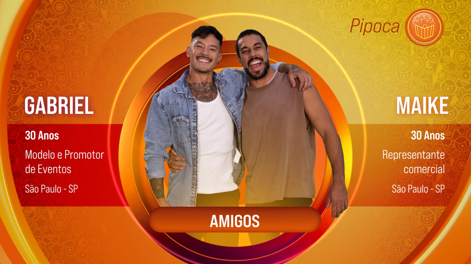 Bbb 25 gabriel e maike amigos de inf ncia entram para reality show