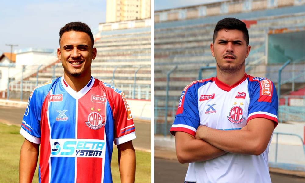 Uniformes semelhantes aos do Bahia, já utilizados pela Penapolense