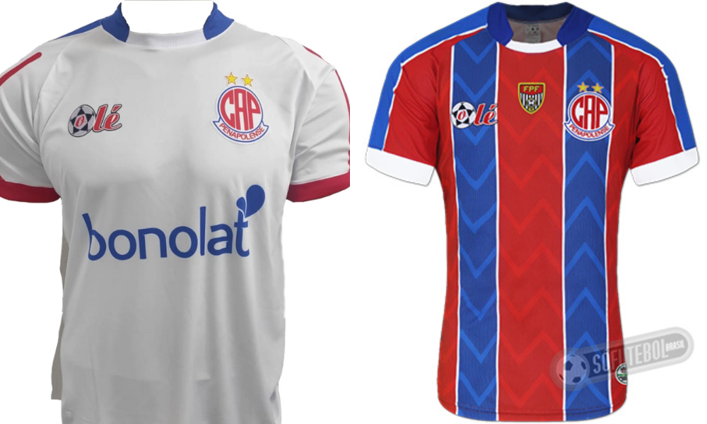 Outros uniformes utilizados pela Penapolense, semelhantes aos do Bahia