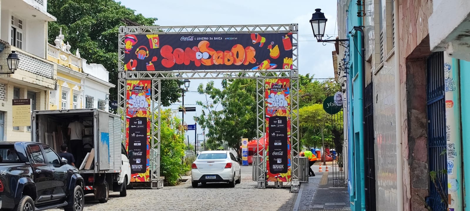 Estrutura do festival Som do Sabor