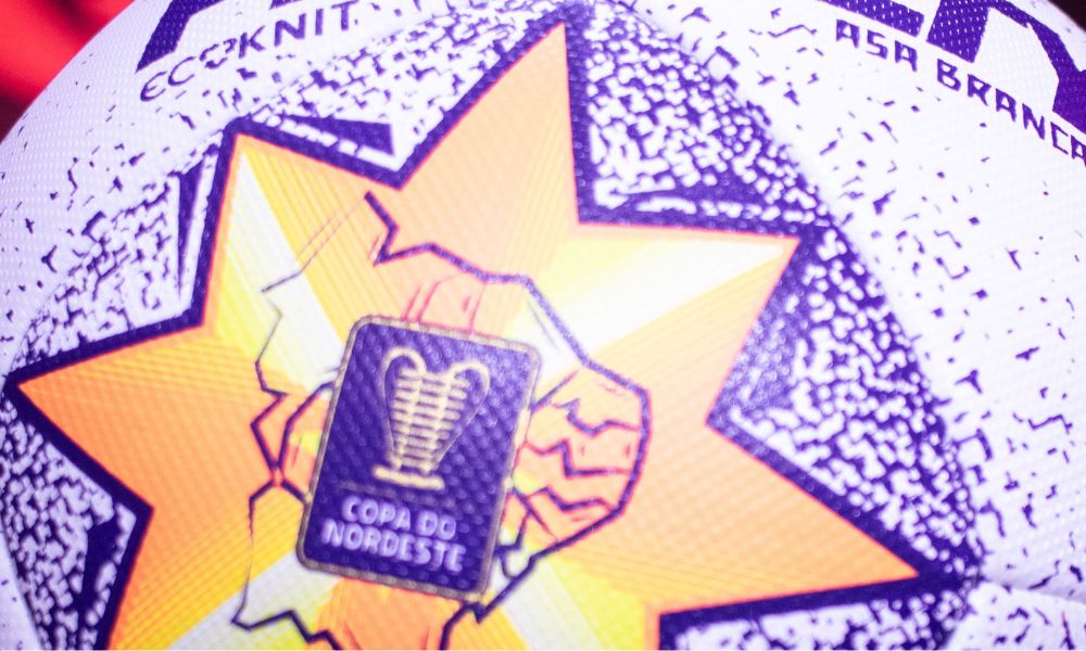 Foto da bola da Copa do Nordeste 2025 - Foto: João Gabriel Alves / CBF