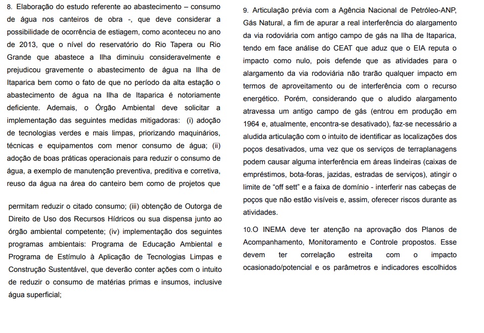 Recomendação do MP-BA ao Inema