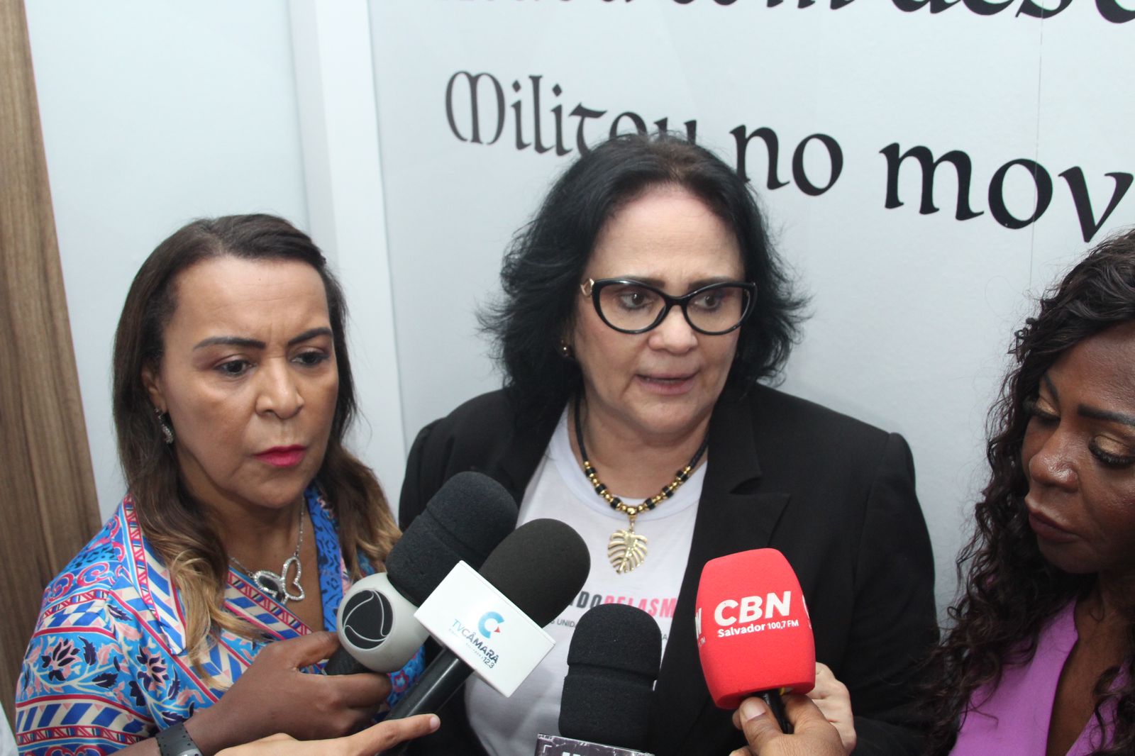 Damares Alves esteve presente em evento  (Foto: Domingos Júnior/BNews)