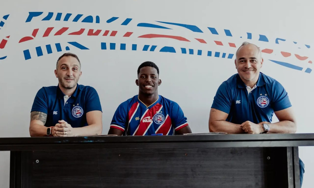 Ruan Pablo, ao lado de Cadu Santoro e Marcelo Teixeira