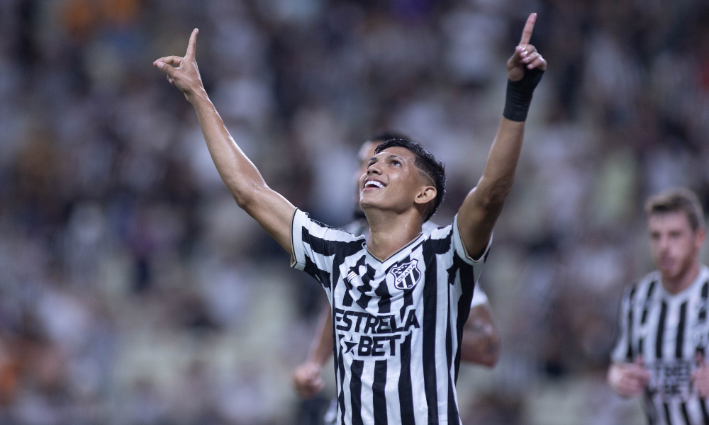 Erick Pulga em ação pelo Ceará