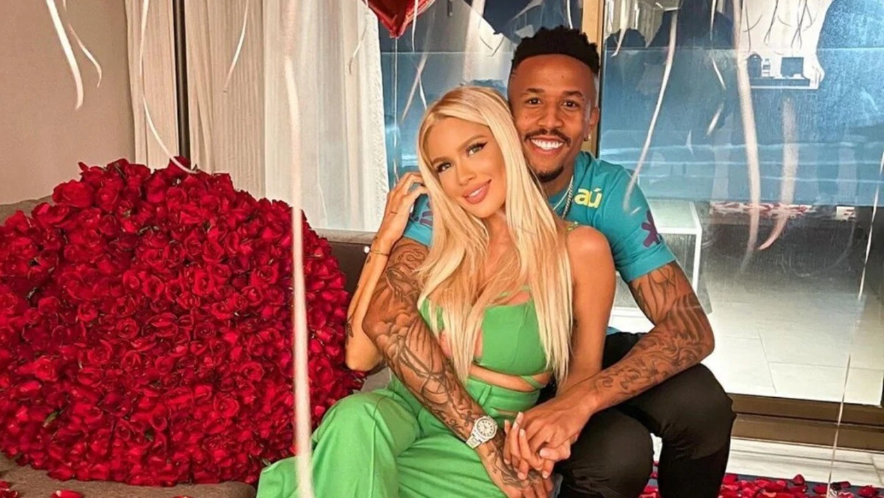 Éder Militão e Karoline Lima