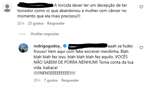 resposta rodrigo godoy