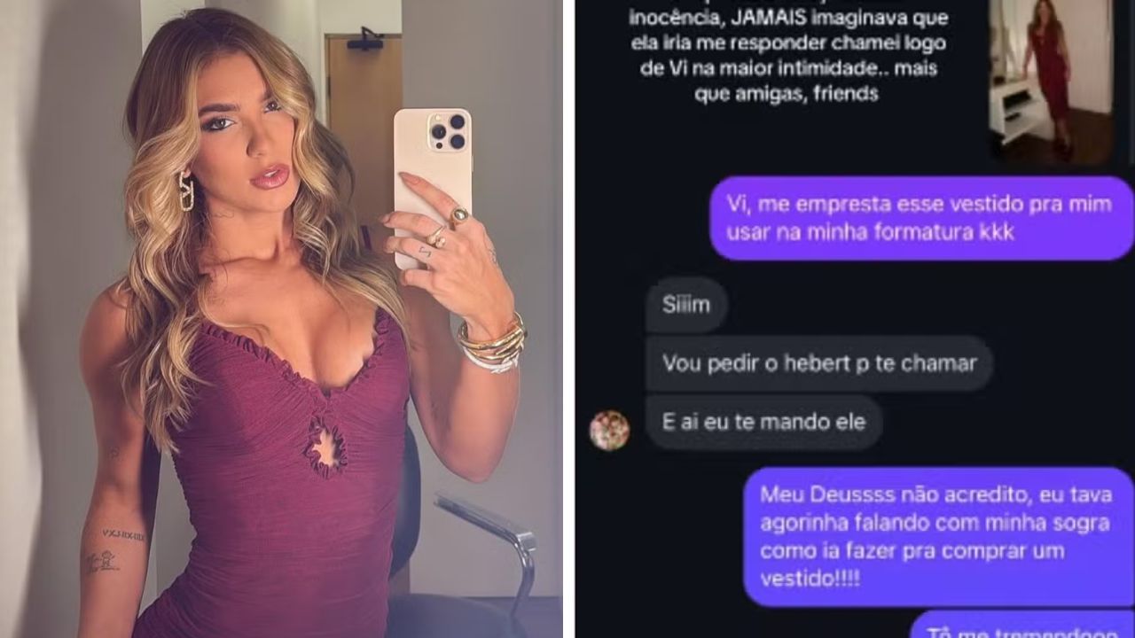 foto de virginia e conversa com fã