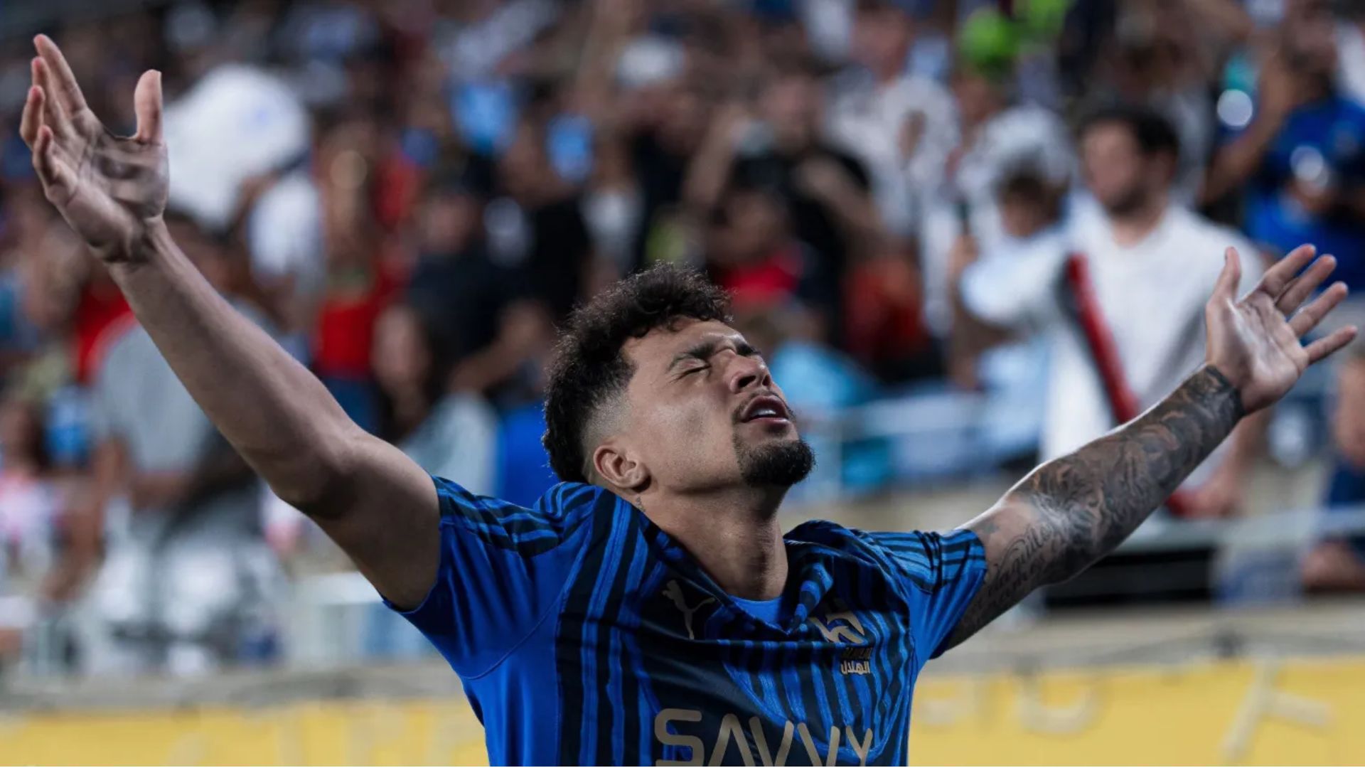 Marcos Leonardo fez o primeiro gol do Al-Hilal