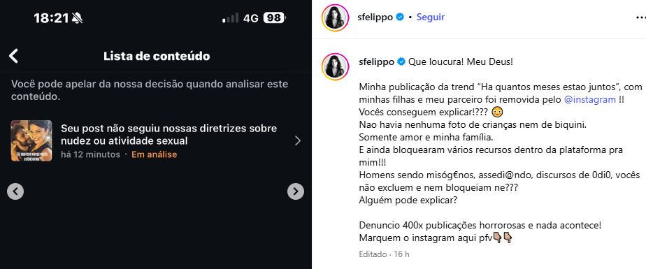 post de samara felippo