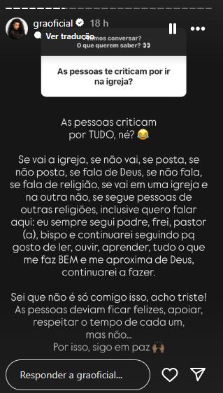 story de gracyanne