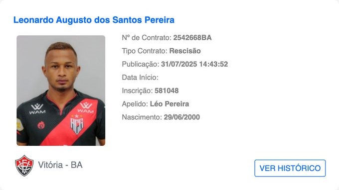 Rescisão de Léo Pereira / Reprodução