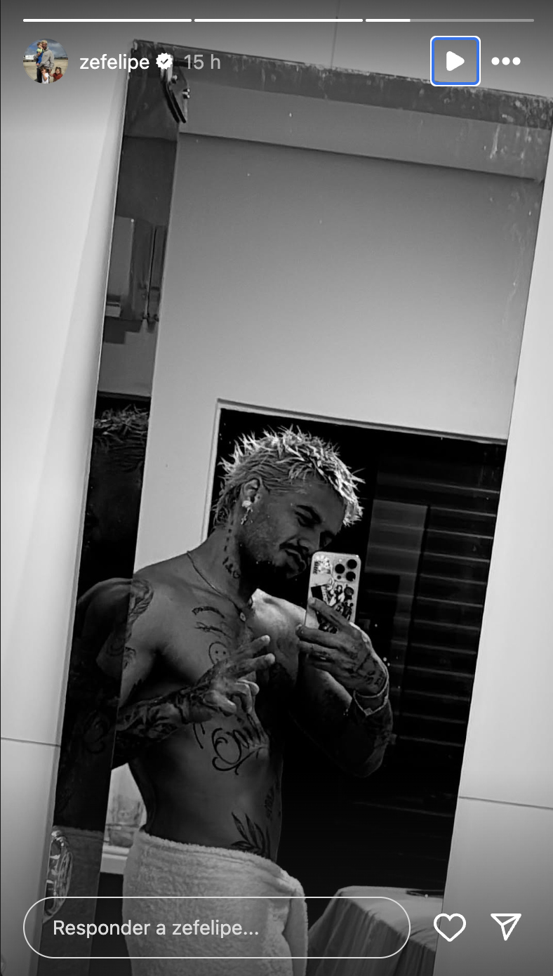 story de zé felipe