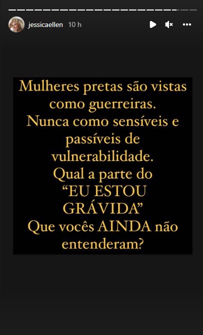 desabafo jessica ellen