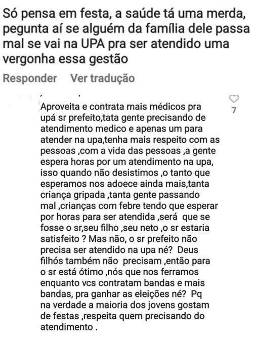 comentario
