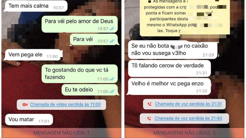 Homem coloca saco plástico na cabeça do filho e envia vídeo para ex-mulher: “vou matar” 2 Imagem: reprodução