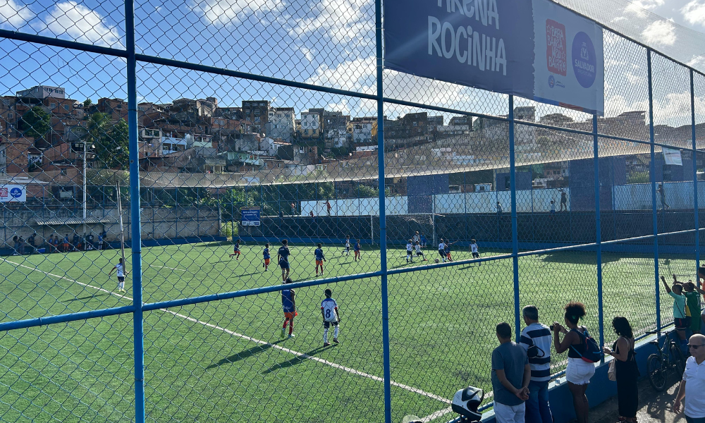 Arena Rocinha, que será utilizada no projeto social BBMB