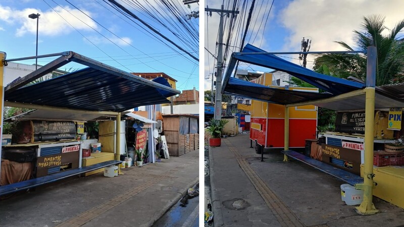 O ponto está localizado na Avenida Vale das Pedrinhas. Foto: Leitor/BNews