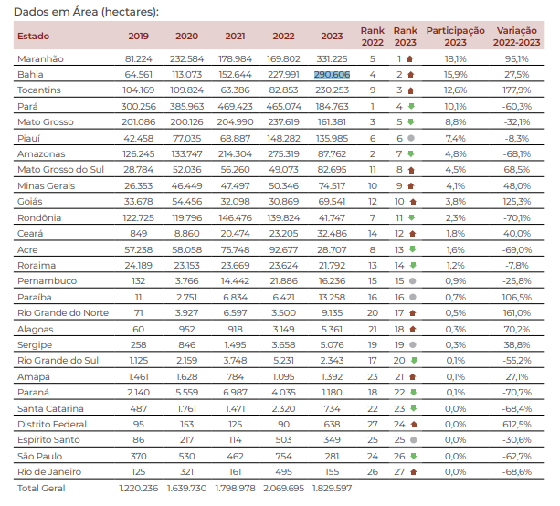 Divulgação/MapBiomas