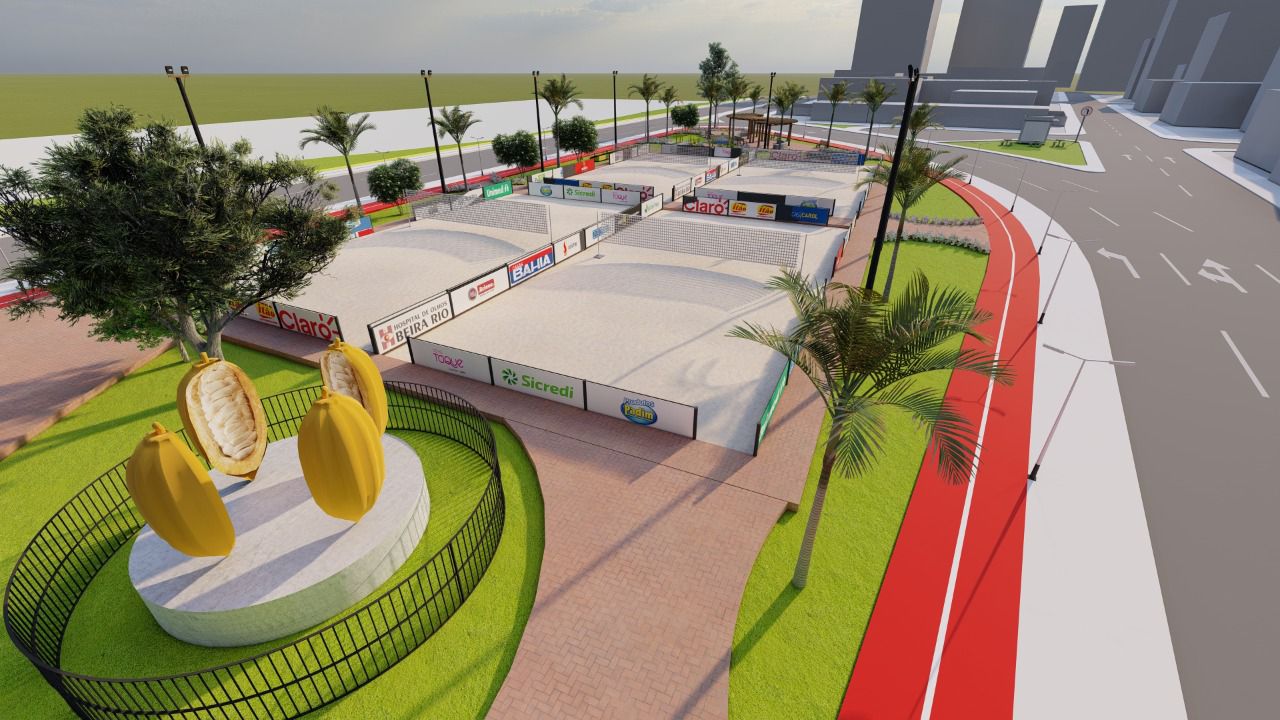 Projeto da praça do cacau