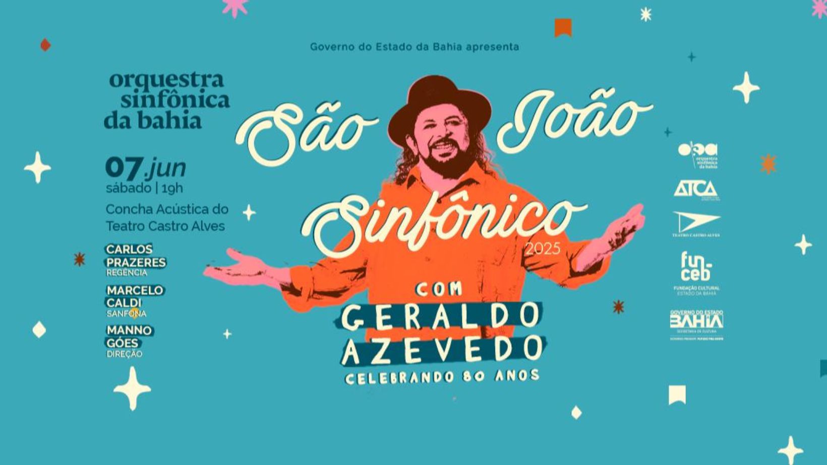 ‘São João Sinfônico da OSBA com Geraldo Azevedo’
