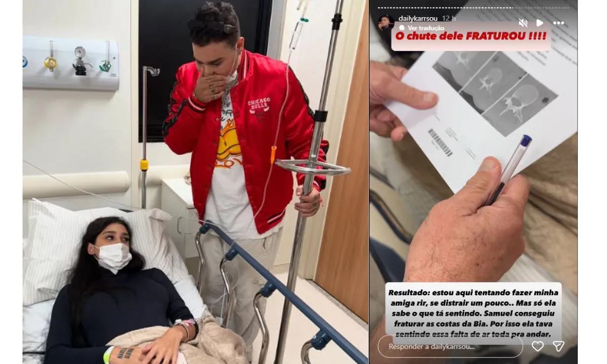 bia miranda no hospital