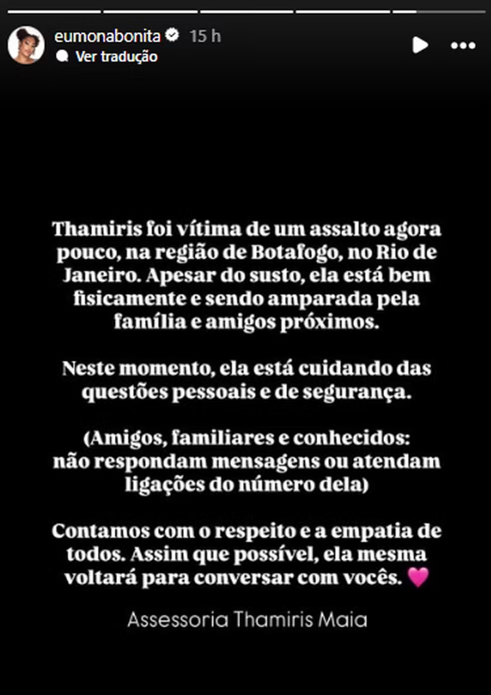 stories de thamiris