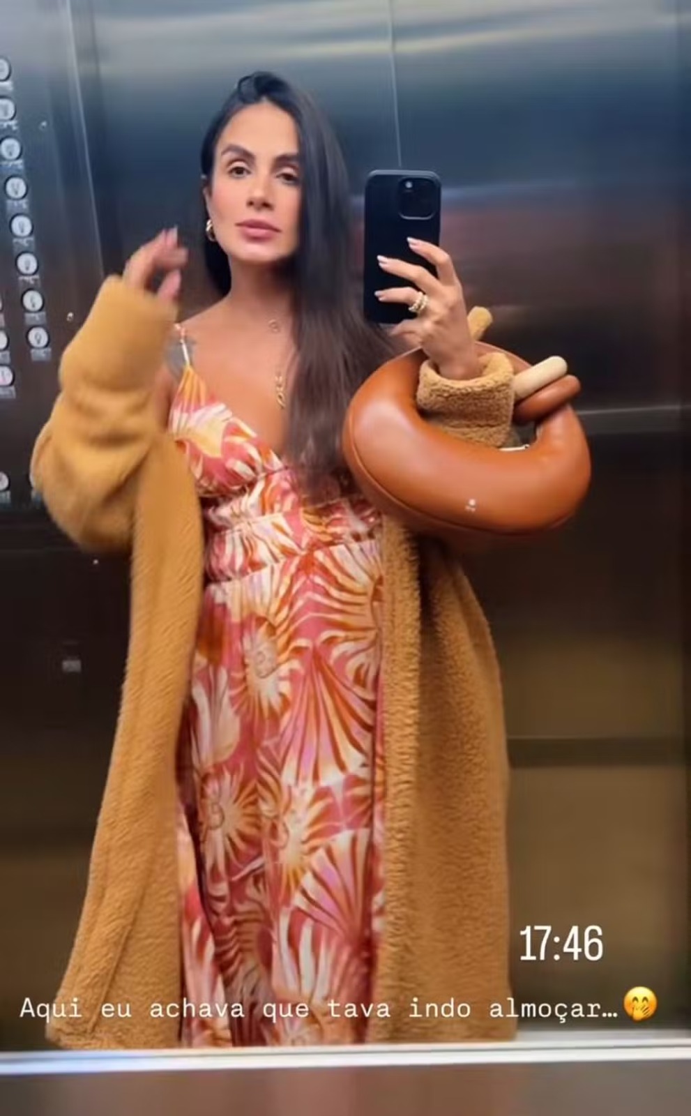 Carol Peixinho ganha ch&aacute; de beb&ecirc; surpresa &mdash; Foto: Reprodu&ccedil;&atilde;o/Instagram