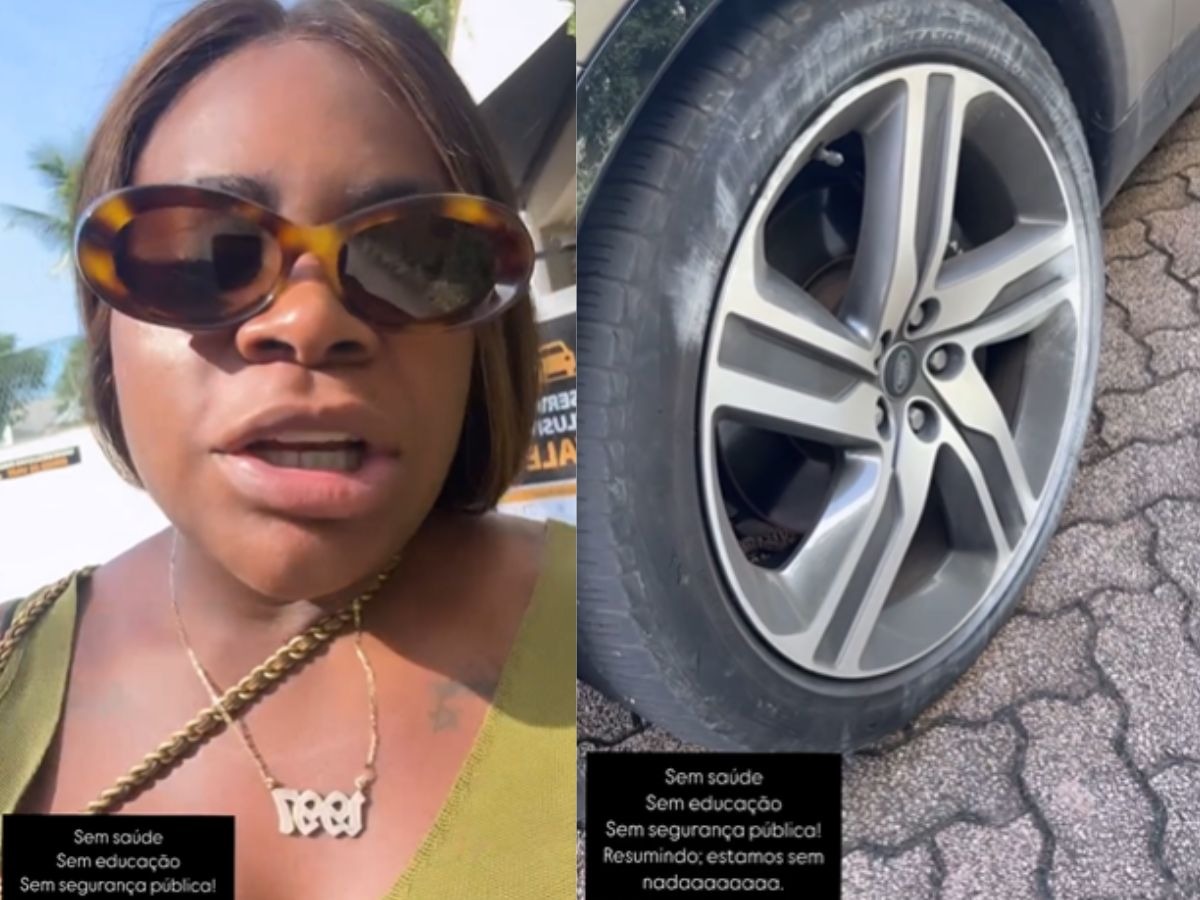 Reprodução: InstagramJojo Todynho mostra como ficou seu carro após tentativa de assalto