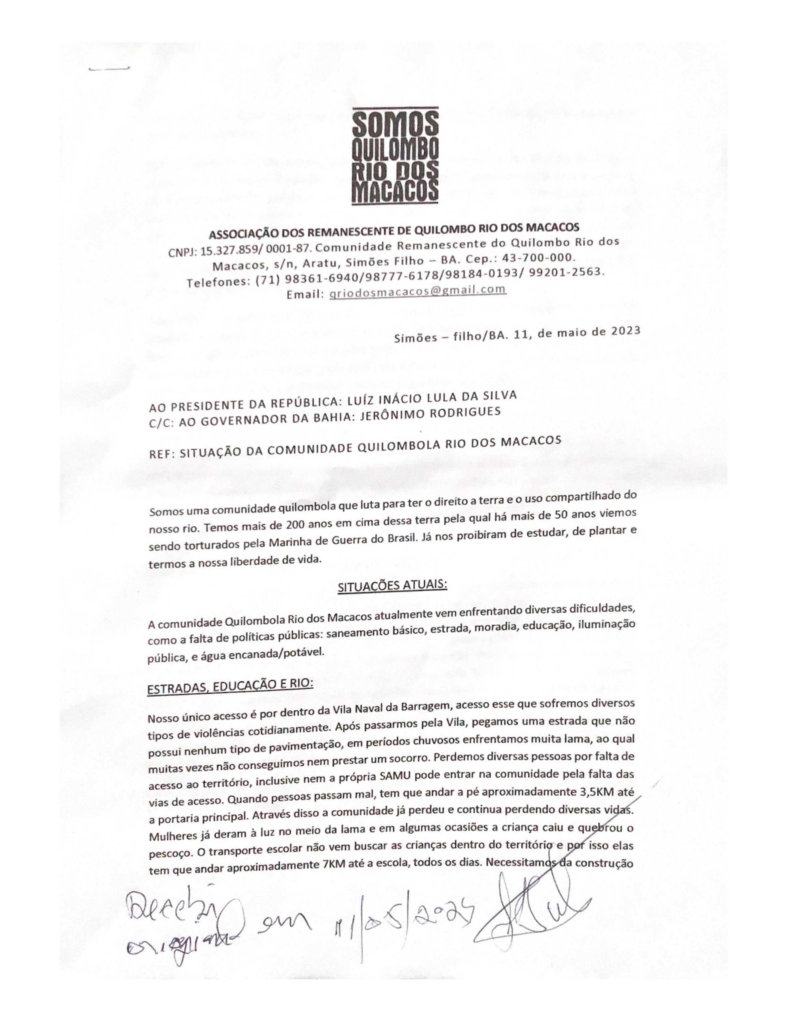 documento lula